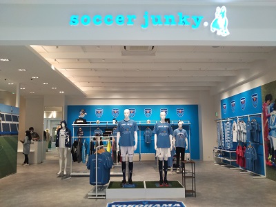 都筑区にあるららぽーと横浜に「soccer junky サッカージャンキー with