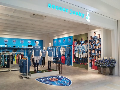 都筑区にあるららぽーと横浜に「soccer junky サッカー