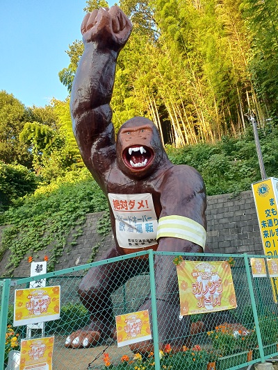 都筑区センター北の「都筑まもる君」が都筑オレンジガーデニング
