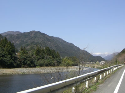 国道157号線