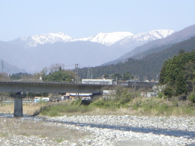 国道157号線