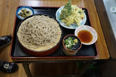 ざるそば定食