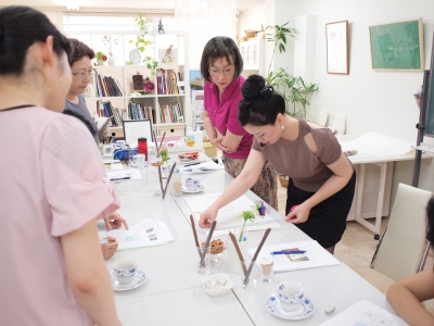 額をオーダーするコツ カリグラフィー教室モジ・アカデミアのワークショップwith伊東屋