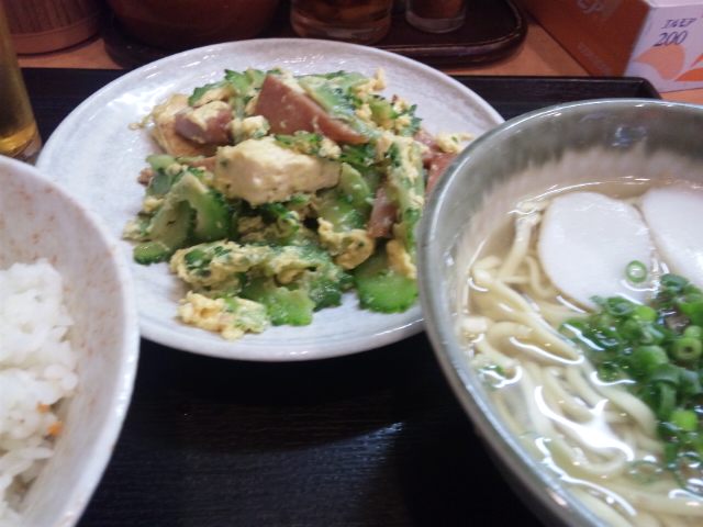 ゴーヤ定食