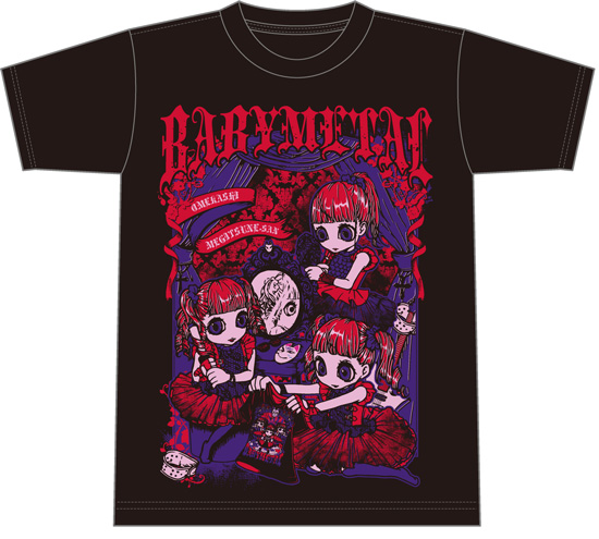 T-shirts]BABYMETAL | KiSS OF DEATH design
