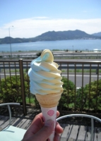 はっさく入りのしおなみソフト