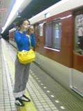 JJ at the train station