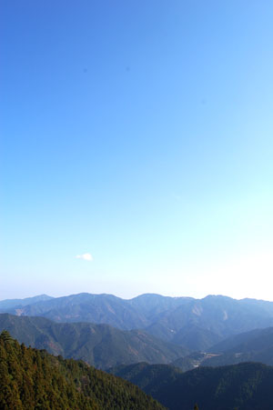 山犬嶽からの眺め(冬)