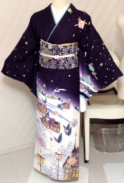 クリスマスのきもの | TOKYO KIMONO STYLE 代表 YUKOの 着物で綺麗に 