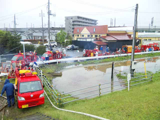排水現場