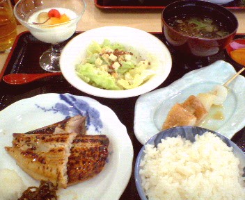 ホッケ西京焼定食
