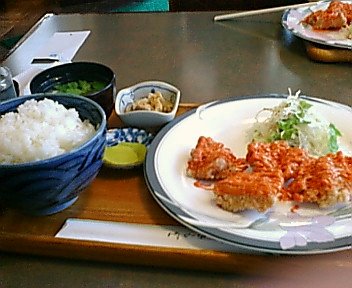 鶏唐揚チリマヨ