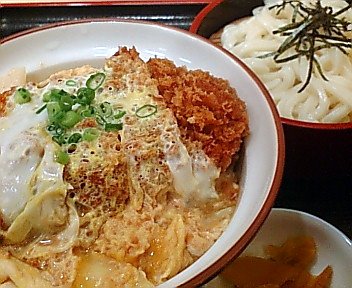 かつ丼+うどん