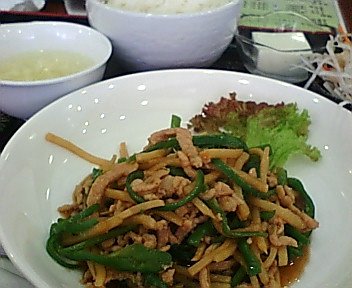 日替・青椒肉絲