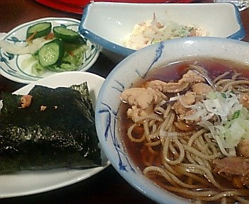 そば定食