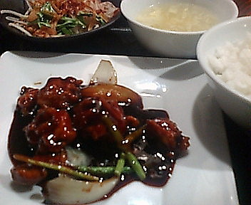 鶏甘酢炒500円