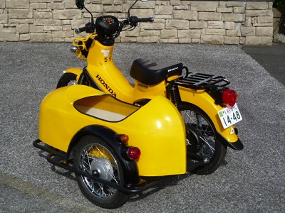 ホンダ クロスカブ110 サイドカー 側車 三人乗 レア