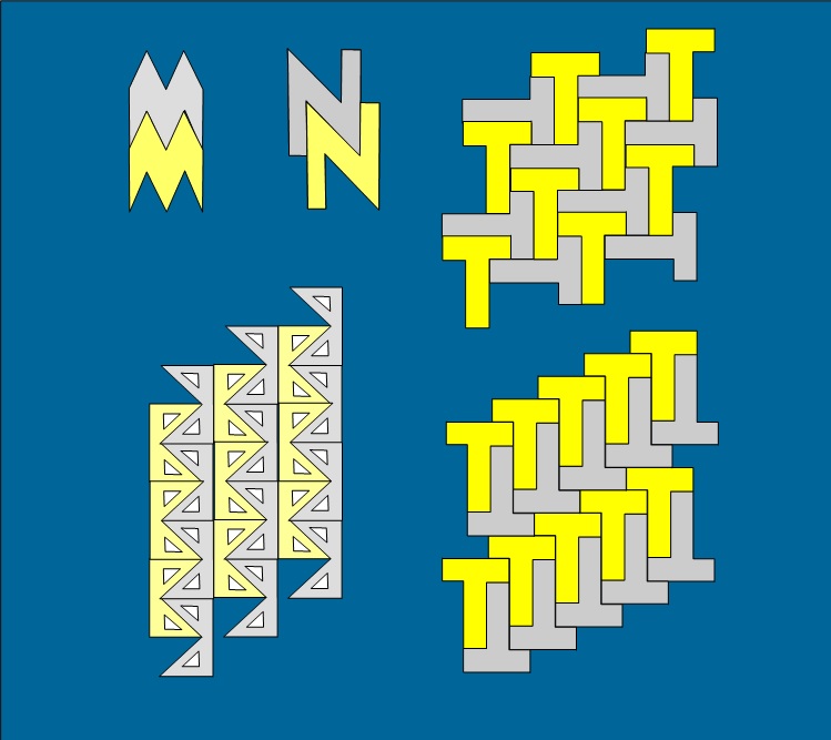 エッシャーに挑む その11 | 絵っ者～ Escherlike pattern