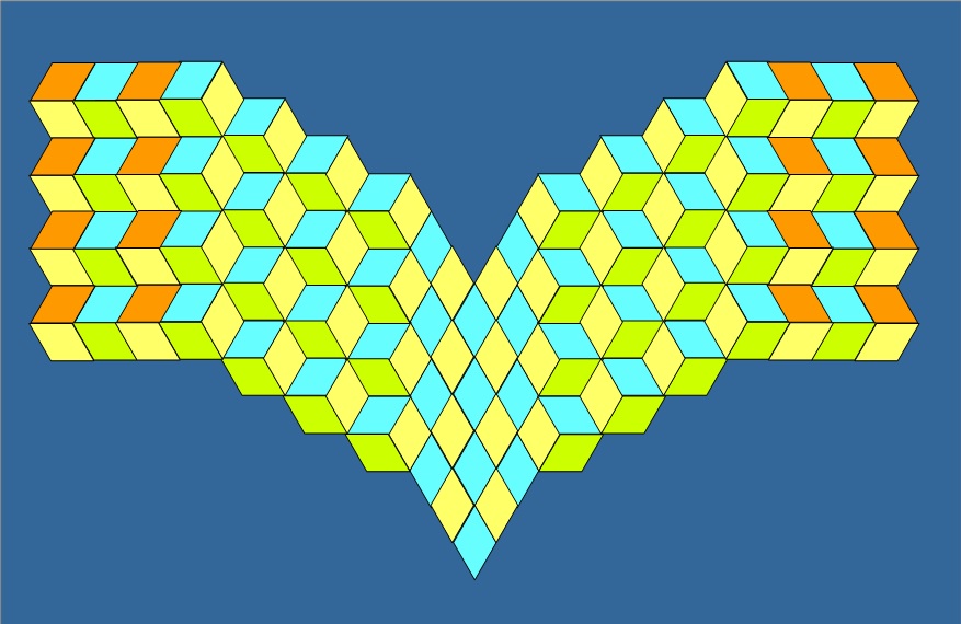 エッシャーに挑む その12 | 絵っ者～ Escherlike pattern