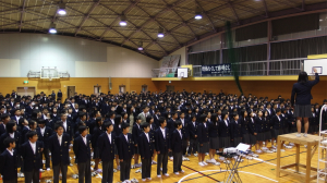京都の中学校 連続公演 地球のステージ ブログ