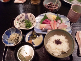 やまと刺身定食並