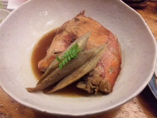 錦 金目の煮付け