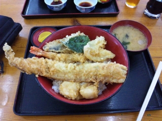 小川港魚河岸食堂 上天丼