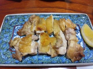 高原庵 地養鶏もも焼き(塩)