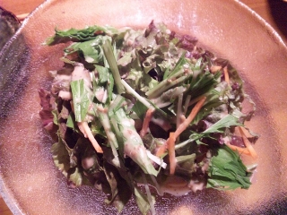 炭の家 冷麺サラダ ハーフサイズ