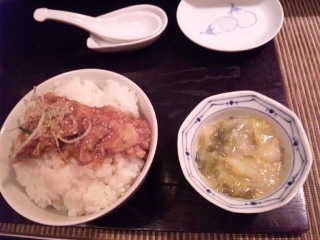 とりそば ささ とりチャーシューごはん