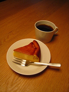 珈琲とチーズケーキ