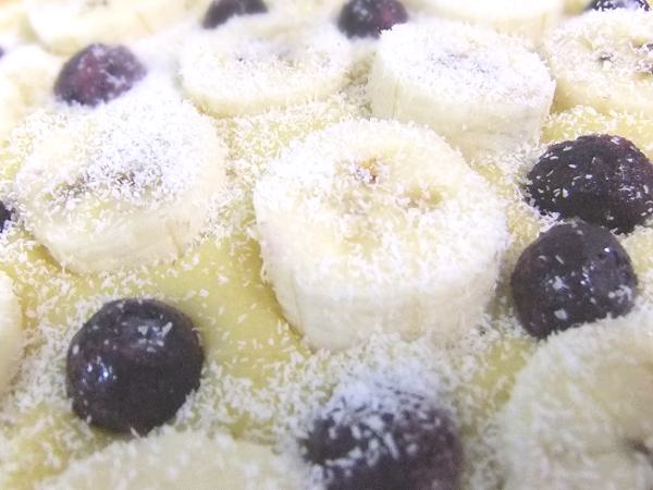 バナナのタルト