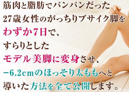 赤城由希美 7Days 脚痩せ