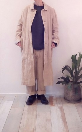 Véritécoeur COPAINS リネンコート Coat - Veritecoeur(ヴェリテクール)