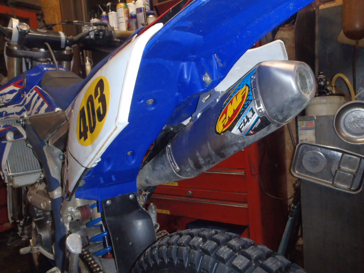 yz250x fmf タービンコア2.1純正ステップ