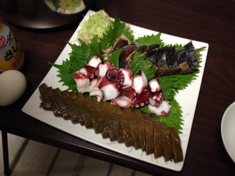 御造り+鉄砲漬け