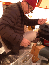 すべての道具を用意してくれた我らがマサさん
