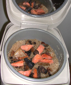 鮭の炊込みご飯