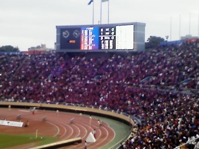 久々に勝利の匂いがするスコアボード