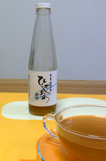 冷やし飴のボトル