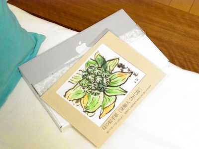 母の絵手紙をiBookで本にしました