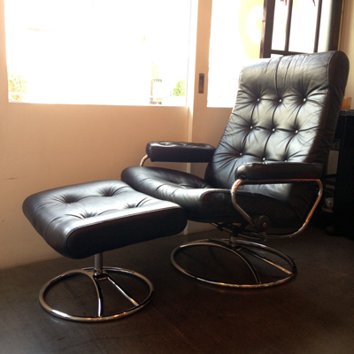 エコーネス、ストレスレスチェア、ヴィンテージ、ノルウェー、1971年、初代、ファーストモデル、ekornes、stressleeschair
