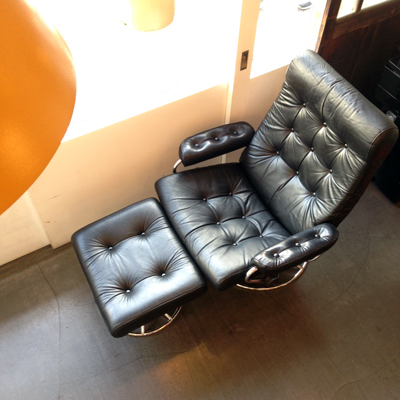 エコーネス、ストレスレスチェア、ヴィンテージ、ノルウェー、1971年、初代、ファーストモデル、ekornes、stressleeschair