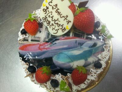 写真ケーキ