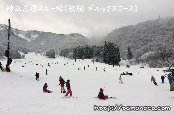 神立高原スキー場(ポルックスコース)