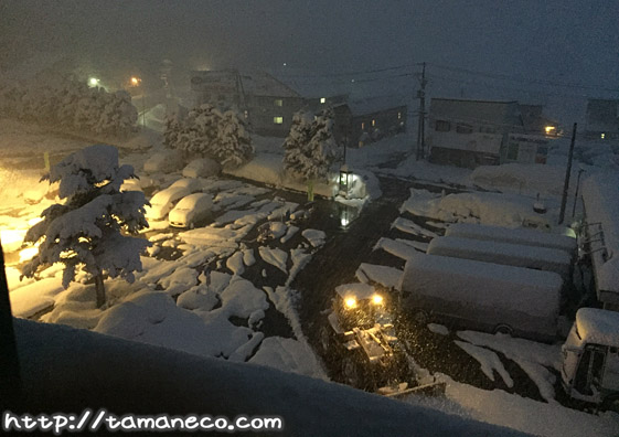 湯沢パーク駐車場(雪)