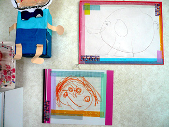 お気に入りの子供の絵を マスキングテープの使い方とアイディア Maskingtape Jp