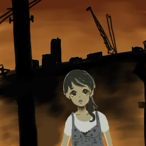 夕暮れ