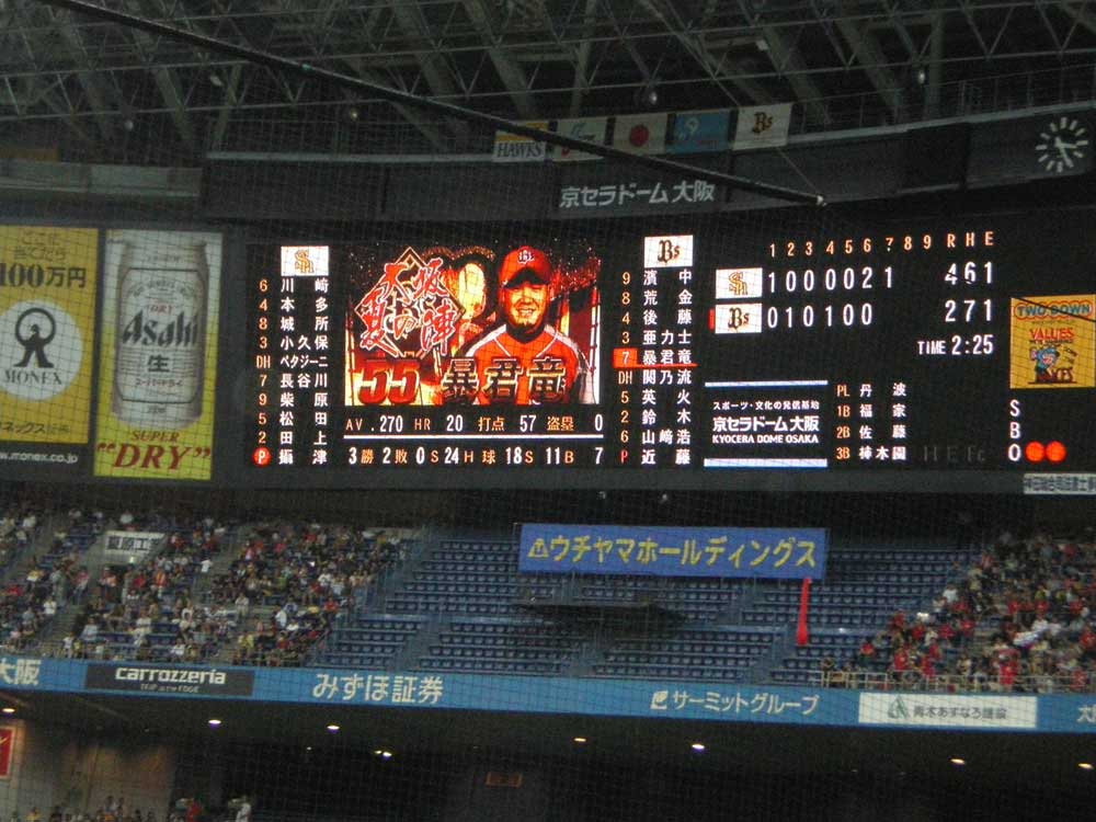 オリックスvsソフトバンク