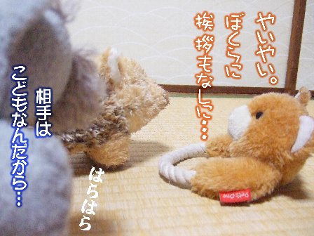 クマのキャラがどんどん変わってく・・・
